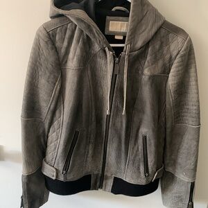Micheal kors leather Moro coat